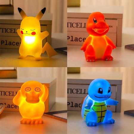 Luminária Pokemon Luz Noturna Lâmpada Quarto Decoração Sala Led Brilhante  Cabeceira Presente Aniversário - SANCAI - Luminária - Magazine Luiza