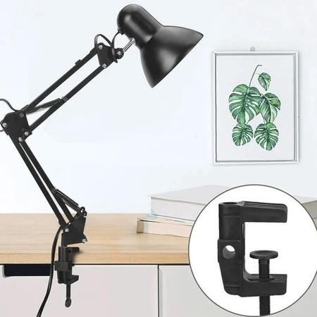 Imagem de Luminária Preto De Mesa Para Escritório