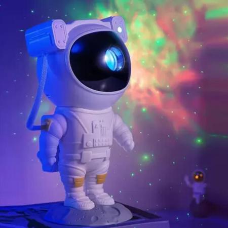 Luminária Projetor Galáxia Astronauta 360 Controle - Wcan Imagem de Luminária Projetor Galáxia Astronauta 360 Controle