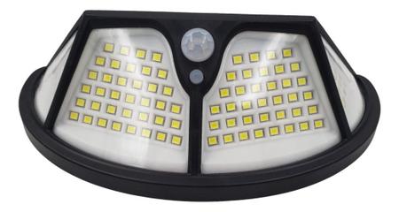 Imagem de Luminária Refletor Holofote Solar 102 Leds Iluminação Jardim