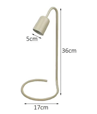 Luminária Slim Naked Alumínio Bege Bivolt - GMH Imagem de Luminária Slim Naked Alumínio Bege Bivolt