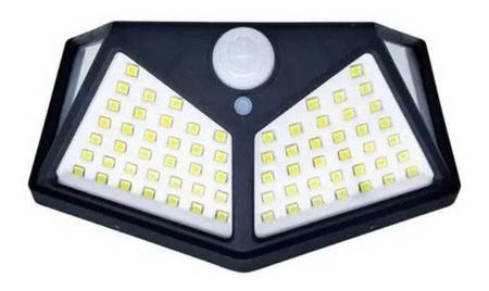 Imagem de Luminária Solar 100 LEDs Sensor Presença 3 Modos - VALECOM