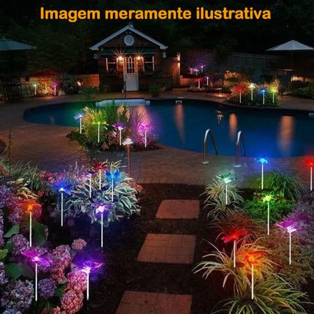 Imagem de Luminária Solar para Jardim Abelha 4 Peças CBRN12947