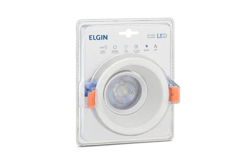 Imagem de Luminária Spotlight 5W Led 6500k Recuado Redondo Direcionável de Embutir Bivolt 48ECORLRBF01 - Elgin