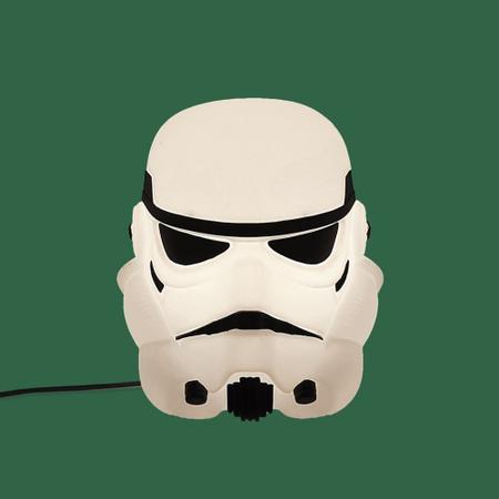 Imagem de Luminária Stormtrooper Star Wars Disney Abajur Capacete Presente Decoração Nerd Geek Clássico