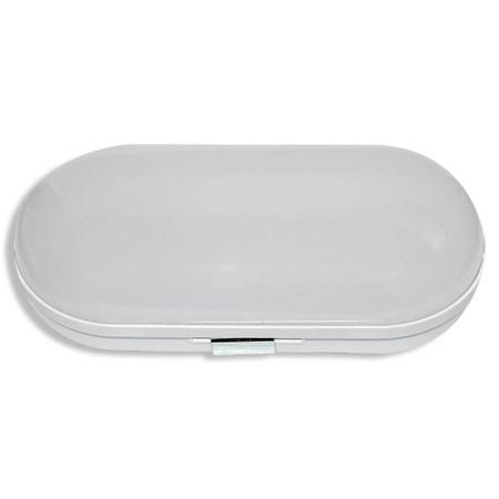 Luminária Tartaruga LED Oval 12Watts Bivolt 6500k - 05802 - OUROLUX Imagem de Luminária Tartaruga LED Oval 12Watts Bivolt 6500k - 05802 - OUROLUX