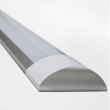 Imagem de Luminária tubular led flat 18w 60cm 6500k bivolt calha de sobrepor ST377