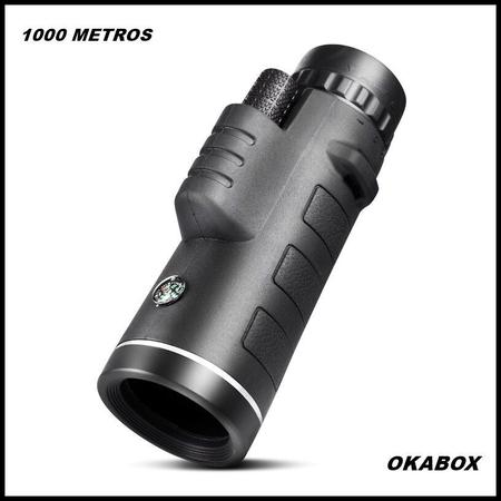 Imagem de Luneta 1000 Metros monóculo telescópio  monocular suporte celular - 40X60