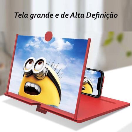 Imagem de Lupa Ampliadora de Tela Celular Smartphone Dobrável - Pro