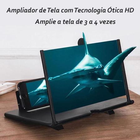 Imagem de Lupa Ampliadora de Tela Celular Smartphone Dobrável - Pro