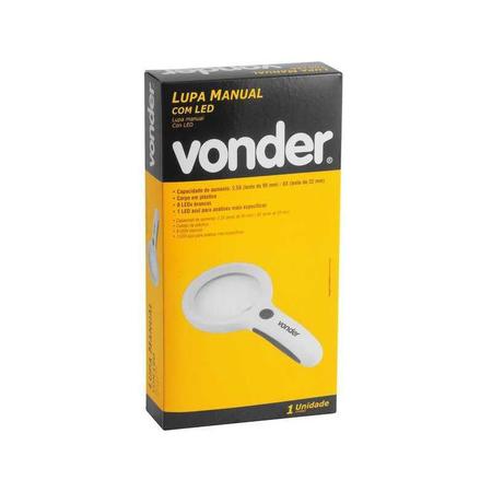 Imagem de Lupa Manual 9 Leds  7022035025  - Vonder