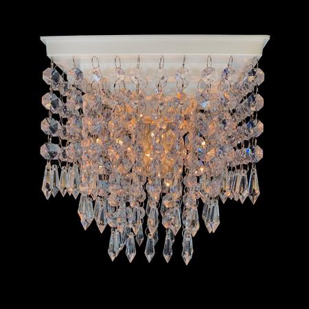 Imagem de Lustre Cristal Acrílico Decoração Sala Iluminação Para Banheiro Decorar Quarto Design Morderno 19x21cm