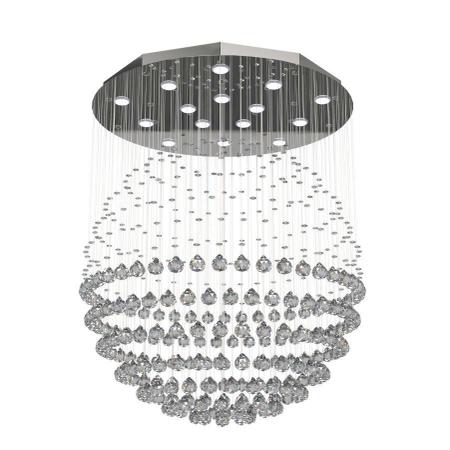 Imagem de Lustre de Cristal Legitimo Globo 80cm Sala de Estar Mesa Jantar Quarto Living G180