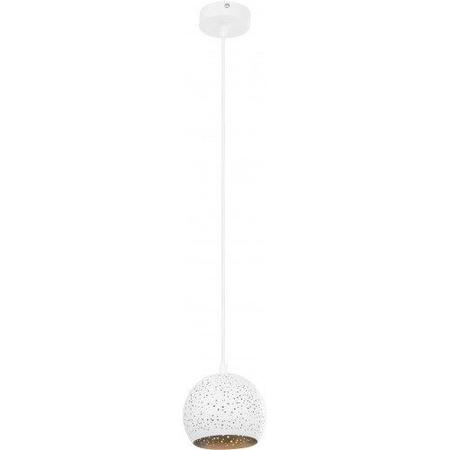 Lustre Luminária Pendente Globo E27 Branco- Elgin Imagem de Lustre Luminária Pendente Globo E27 Branco- Elgin