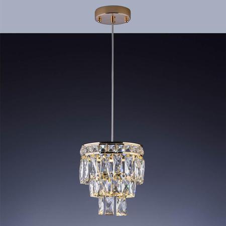 Imagem de Lustre Pendente Cristal Legítimo Mini Florença G9 Startec