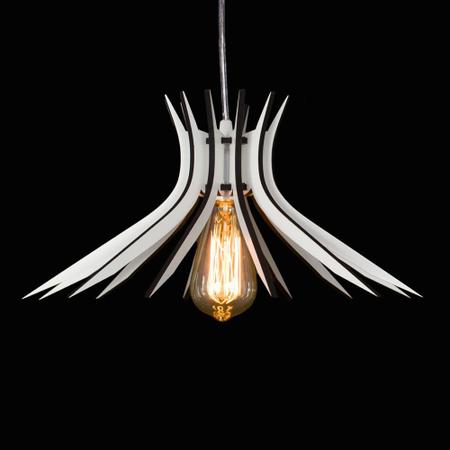 Imagem de Lustre Pendente design moderno Branco modelo catedral