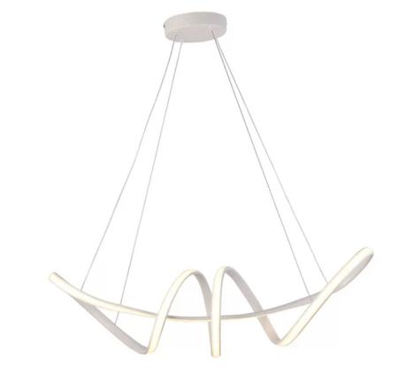 Imagem de Lustre Pendente LED 36W Espiral Arcturo Moderno Branco 3000K Bivolt