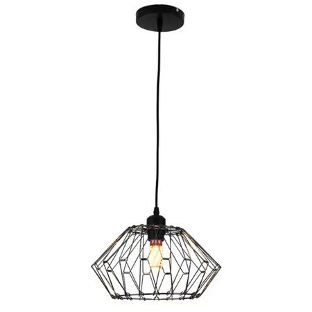 Imagem de Lustre Pendente Luminaria Decoraçao Ajustavel Rustica Moderna Metal Aramado Sala Mezanino Quarto Iluminaçao Enfeite Casa