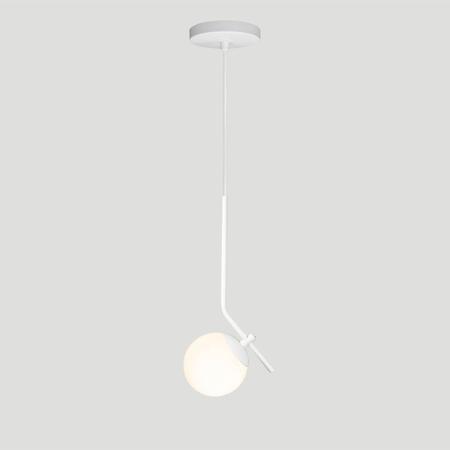 Imagem de Lustre Pendente ON LY - BRANCO com globo de vidro Branco