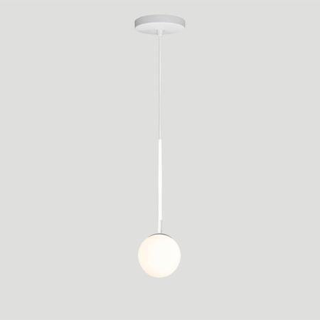 Imagem de Lustre Pendente ON LY - BRANCO com globo de vidro Branco