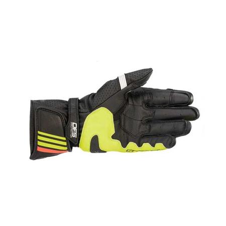 Imagem de Luva Alpinestars Gp Plus R V2 Preta Amarelo Vermer