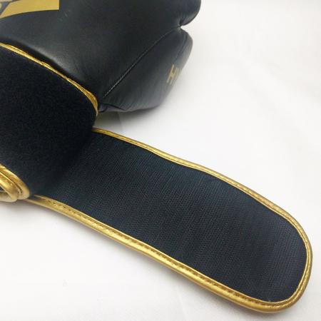 Imagem de Luva de Boxe Adidas Hybrid 200 Preto/Dourado