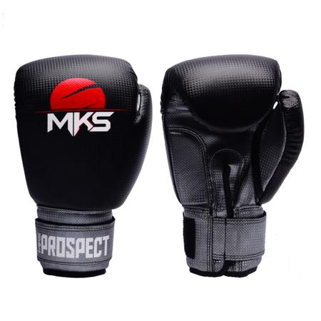 Imagem de Luva de Boxe Muay Thai MKS Combat New Prospect Black Silver
