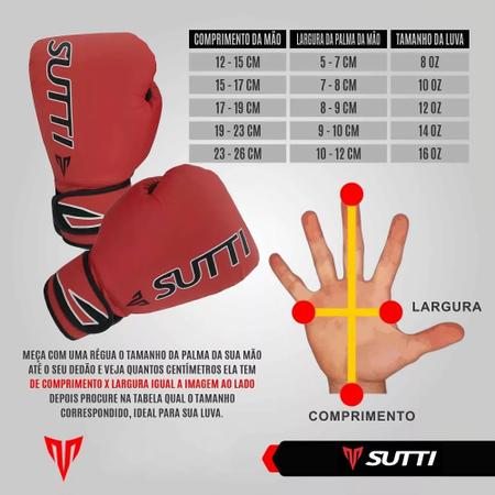 Imagem de Luva De Boxe para Treino e Luta / Muay Thai / Olho De Horus Round Fight