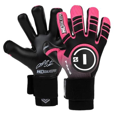 Imagem de Luva De Goleiro Profissional N1 Scorpius Pink + Chaveiro + Meia