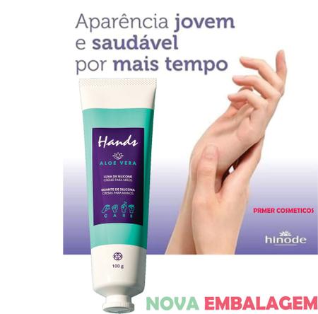Luva De Silicone Aloe Vera Creme Para As Mãos Hands 100g - Hinod -  Hidratante para as Mãos - Magazine Luiza