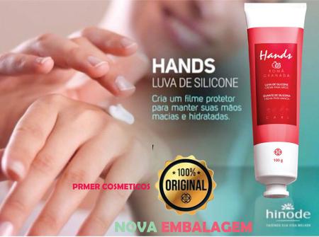 Imagem de Luva De Silicone Romã Creme Para As Mãos Hands 100g