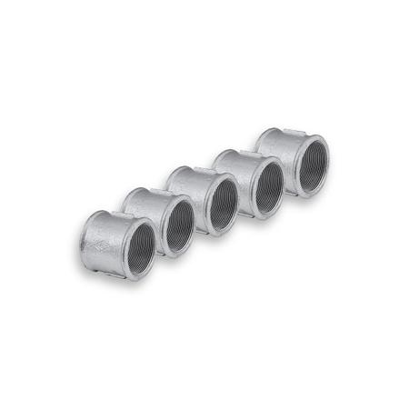 Luva Galvanizada 1/2 Pol Uso Geral - Kit com 5 Unidades - Menco Imagem de Luva Galvanizada 1/2 Pol Uso Geral - Kit com 5 Unidades