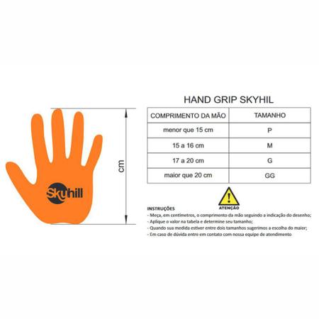 Imagem de Luva Hand Grip Competition Skyhill Cross Training Protetor para Treinamento Profissional Proteção Pa