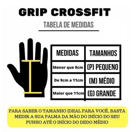 Imagem de Luva Hand Grip Preto Zeus Cross Training Fit Be Stronger