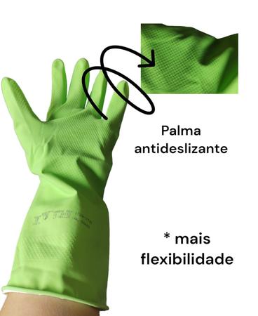 Imagem de Luva latex multiuso p para limpeza moderada 1 par