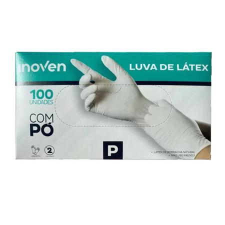 Imagem de Luva Látex Procedimento Descartável PP, P, M, G - Caixa C/ 100