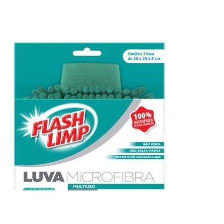 Imagem de Luva Microfibra Flashlimp Multiuso Flp6681