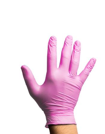 Luva Nitrílica Rosa Descartável Pink Sem Pó C/100 Unidades - Medix - Luvas  Descartáveis - Magazine Luiza