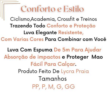 Imagem de Luva Para Academia Confortável FEMININA Preto