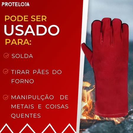 Imagem de Luva Térmica De Cozinha Forno Fogão Churrasqueiro Até 350