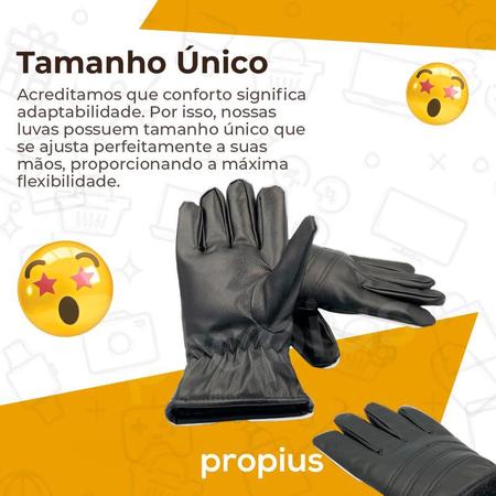 Imagem de Luva Térmica Frio Intenso Proteção Vento Mãos Inverno Protetora Adulto Aquece Ergonômica Isolamento Térmico