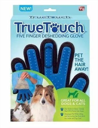 Imagem de Luva True Touch Nano Magnética Tira Pelos Pets Cães Gatos