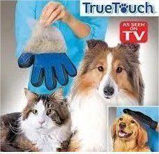 Imagem de Luva True Touch Nano Magnética Tira Pelos Pets Cães Gatos