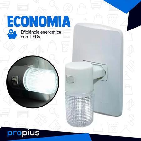 Imagem de Luz Noturna Led 127-220v Universal Tomada Luminária Portátil Escuro Iluminação Abajur Mini Infatil Manual Idosos Criança