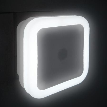 Imagem de Luz Noturna Led Mini Luminária Abajur Tomada Com Sensor Buba