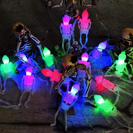Imagem de Luzes de decoração de Halloween Série 3m 20 LED Skeleton