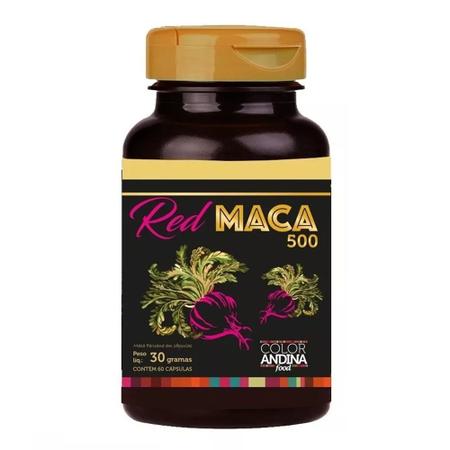 Imagem de Maca Vermelha Peruana  Color Andina - 60 Capsulas