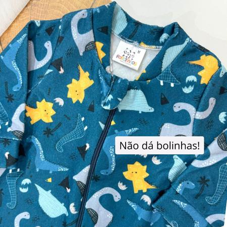 Imagem de Macacão Boucle Peluciado Bebê Com Zíper Estampado Inverno