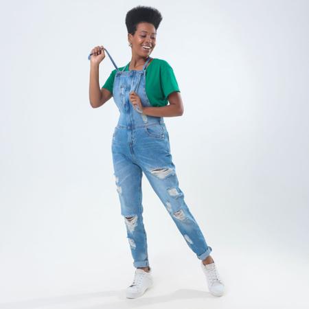 Macacao mom sale jeans