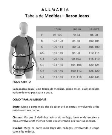 Imagem de Macacão Jeans Masculino Skinny P ao GG - Razon - 0001
